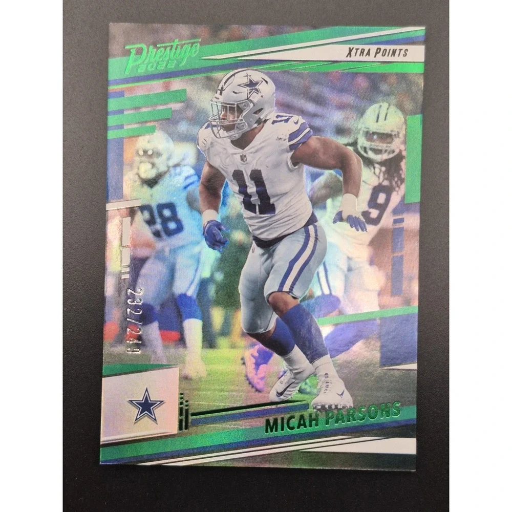 2022 Panini Prestige Micah Parsons #84 Xtra Points Green /249